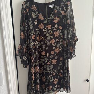 Calvin Klein Bell Sleeve Dress